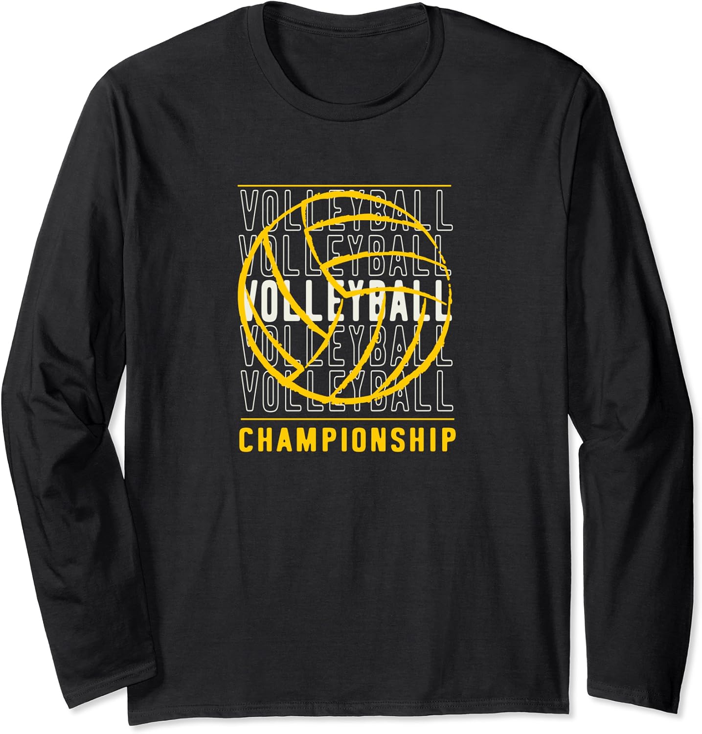 Volleyball Championship Long Sleeve TShirt Clothing